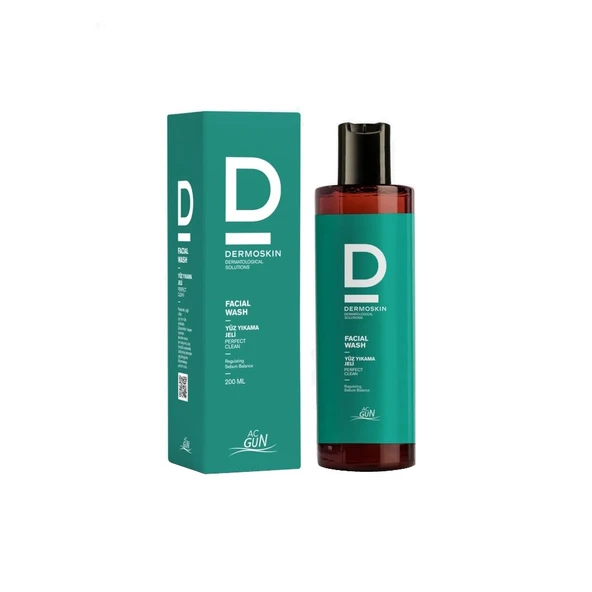 Dermoskin Acnegun Facial Wash 200ml ürün görseli 1