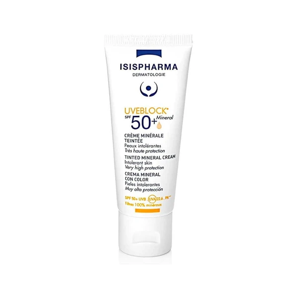 Isis Pharma Uveblock Mineral Renkli Güneş Koruyucu SPF50+ 40ml ürün görseli 1