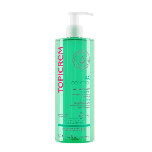 Topicrem AC Purifying Cleansing Gel 400ml ürün görseli 1
