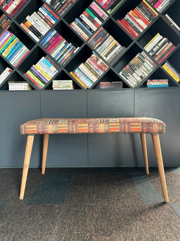 DTM HOME Desenli Bench Puf - Resim 2