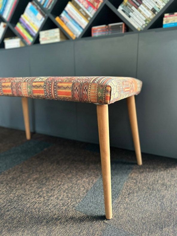 DTM HOME Desenli Bench Puf - Resim 4