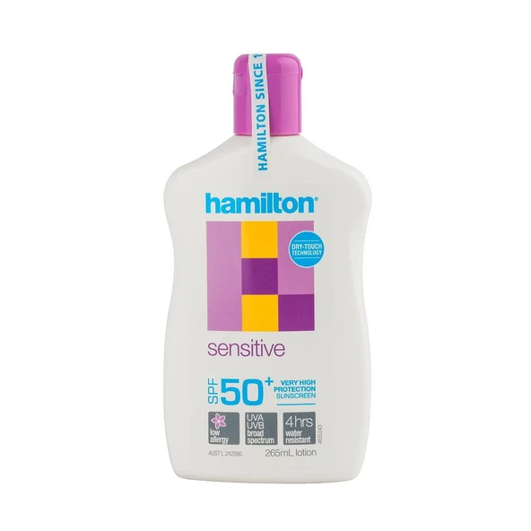 Hamilton Sensitive SPF50+ Lotion 265ml ürün görseli 1