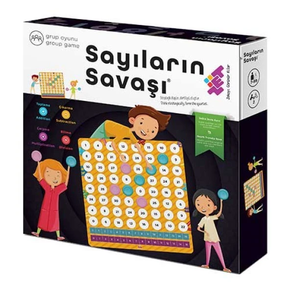Sayıların Savaşı Zeka ve Akıl Oyunu 7+ Yaş 2 Oyuncu ürün görseli 1
