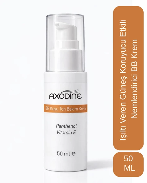 Axodine Işıltı Veren Ton Eşitleyici Koyu Ton Güneş Koruyucu Etkili Nemlendirici BB Krem - 50 Ml ürün görseli 1