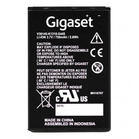 Gigaset SL800 Batarya V30145-K1310-X445 ürün görseli 1