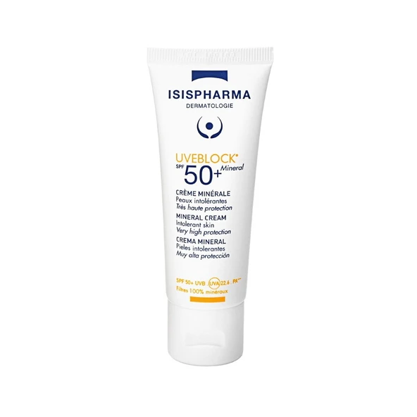 Isis Pharma Uveblock Mineral Güneş Koruyucu SPF50+ 50ml ürün görseli 1