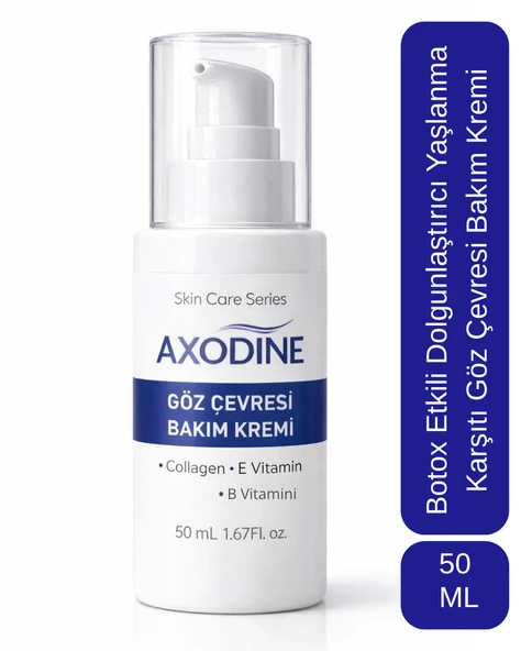 Axodine Kırışıklık Karşıtı Botox Etkili Dolgunlaştırıcı Yaşlanma Karşıtı Göz Çevresi Bakım Kremi 50 ml ürün görseli 1