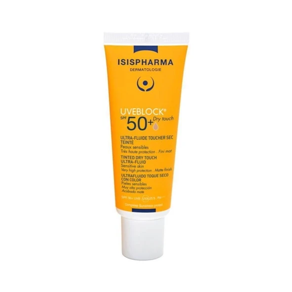 Isis Pharma Uveblock Dry Touch Renkli Güneş Koruyucu SPF50+ 40ml ürün görseli 1