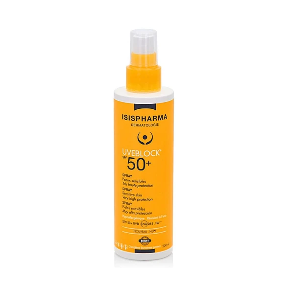 Isis Pharma Uveblock Spray Güneş Koruyucu SPF50+ 200ml ürün görseli 1