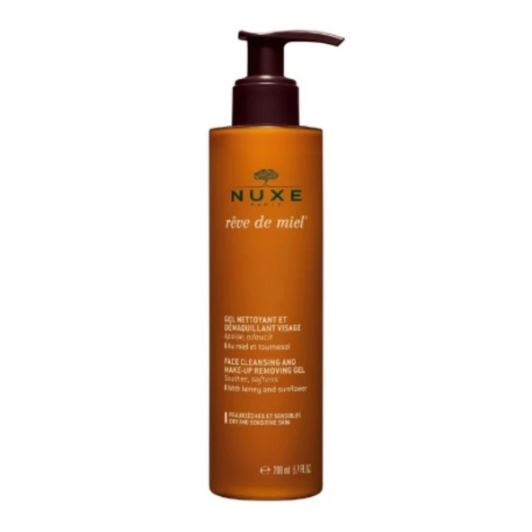 Nuxe Reve de Miel Gel Nettoyant et Demaquillant Visage 200ml ürün görseli 1