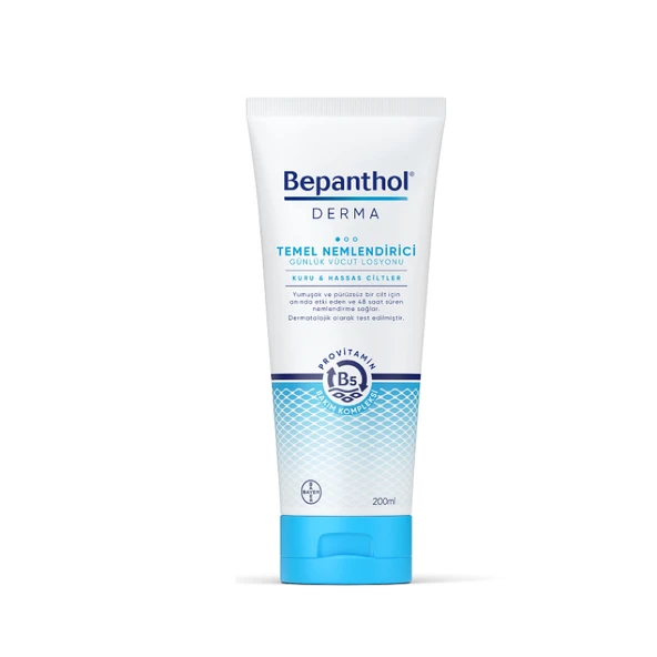 Bepanthol Derma Temel Nemlendirici Kuru Hassas Ciltler İçin Losyon 200ml ürün görseli 1
