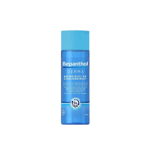 Bepanthol Derma Arındırıcı ve Canlandırıcı Günlük Yüz Temizleme Jeli 200ml ürün görseli 1