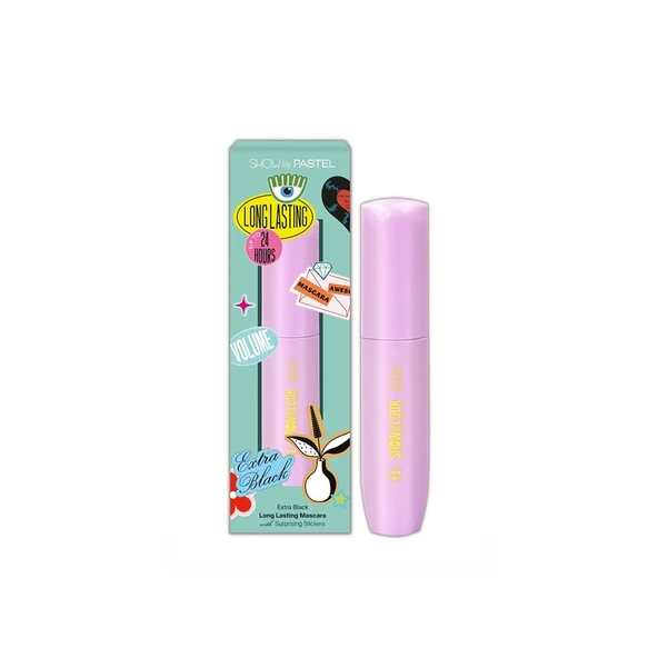 Pastel Show Your Look Long Lasting Extra Siyah Maskara 9ml ürün görseli 1