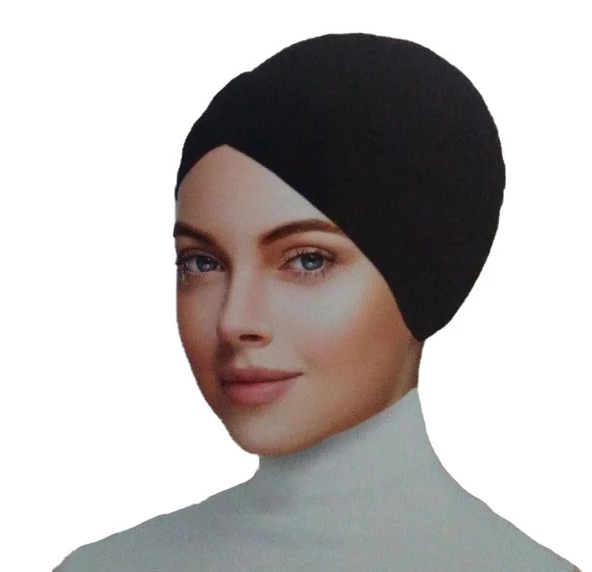Sedef Bayan Tesettür Dış Bone Hazır Türban Çapraz Bone ürün görseli 1