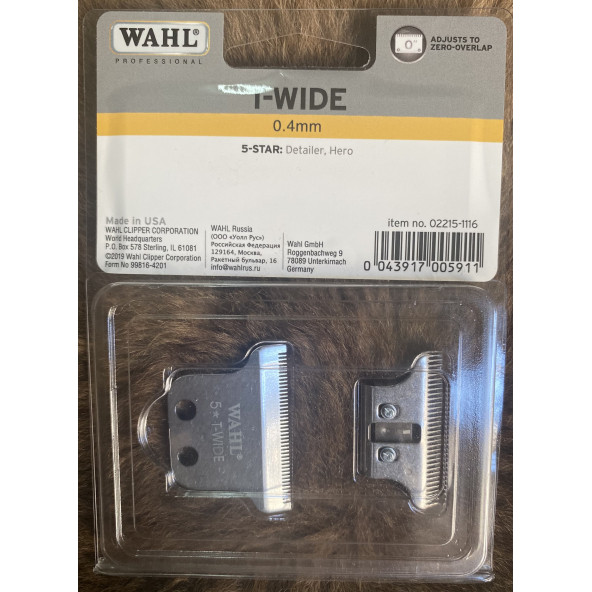 PTTAVM: Wahl Detailer Double Wide Trimmer T-Blade Bıçak