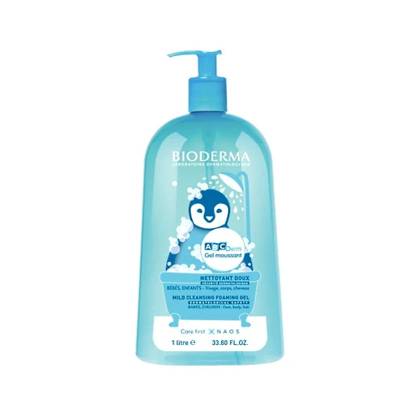 Bioderma ABCDerm Foaming Cleanser Temizleme Jeli 1 Litre PUANSIZDIR ürün görseli 1
