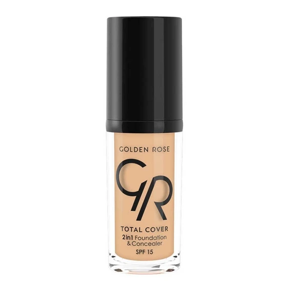 Golden Rose Total Cover 11 Nude 2 in 1 Foundation 30ml ürün görseli 1
