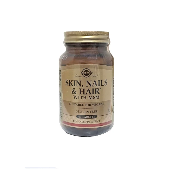 Solgar Skin, Nails&Hair with MSM 60 Tablet ürün görseli 1