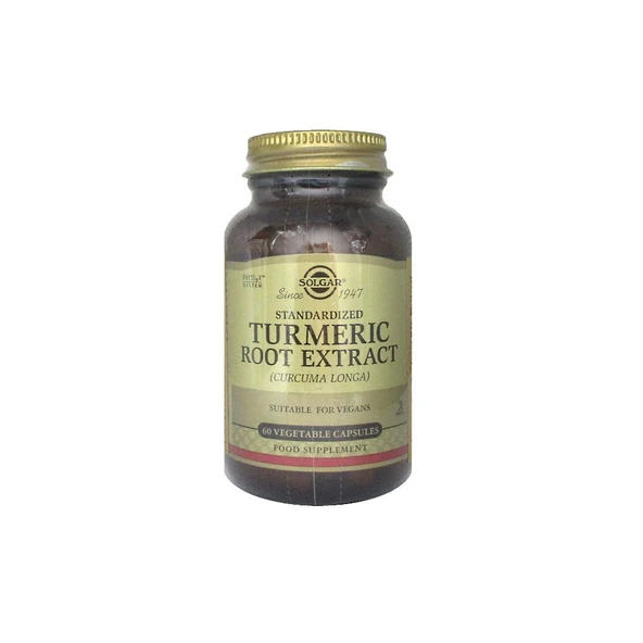 Solgar Turmeric Root Extract 60 Kapsül ürün görseli 1