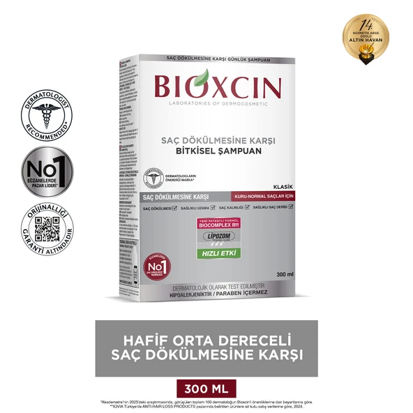 Bioxcin Genesis Kuru ve Normal Saçlar İçin Şampuan 300ml - Resim 2