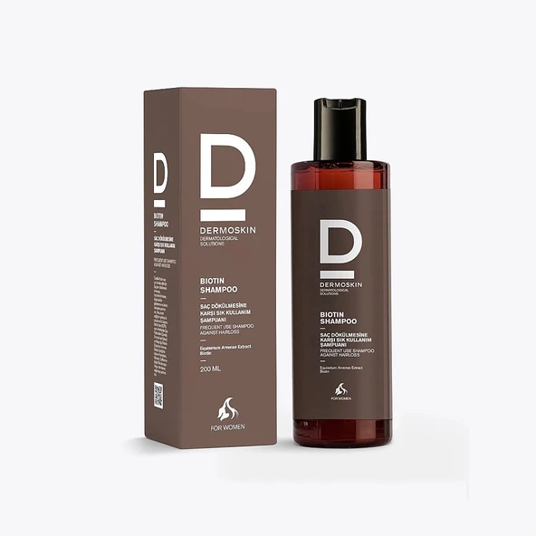 Dermoskin Biotin Shampoo For Women 200ml ürün görseli 1