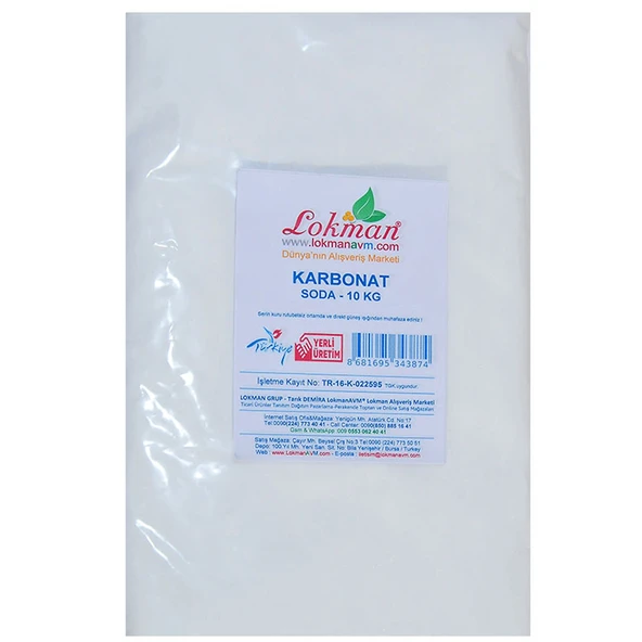 Karbonat Soda 10.000 Gr Paket - Resim 4