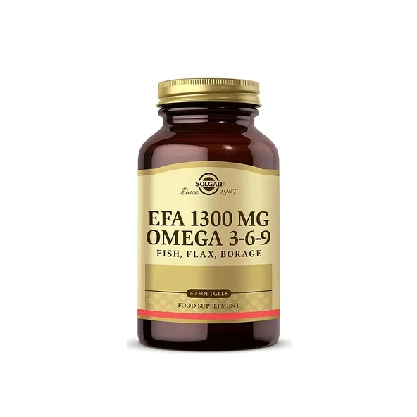 Solgar Omega 3-6-9 EFA 1300mg 60 Kapsül ürün görseli 1
