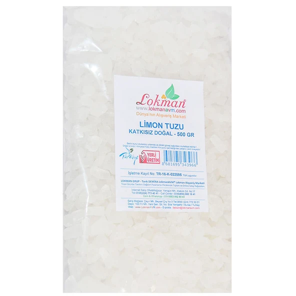 Limon Tuzu Granül Çakıl 500 Gr Paket - Resim 4