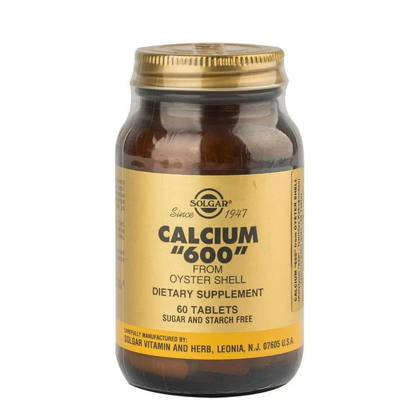 Solgar Calcium 600mg 60 Tablet ürün görseli 1