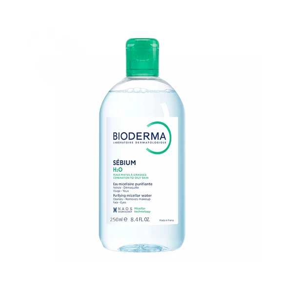 Bioderma Sebium H2O Yüz ve Makyaj Temizleme Suyu 250 ml ürün görseli 1