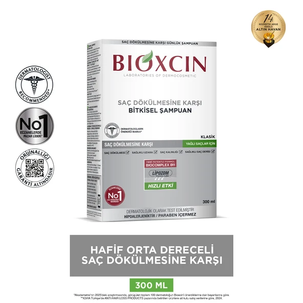 Bioxcin Genesis Yağlı Saçlar İçin Şampuan 300ml - Resim 2