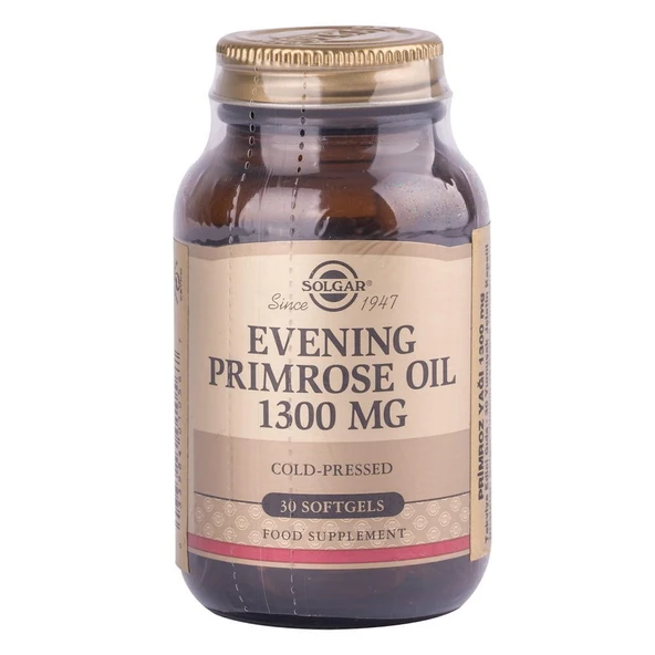 Solgar Evening Primrose Oil 1300mg 30 Kapsül ürün görseli 1