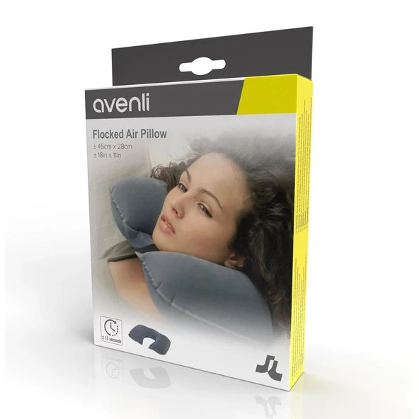 Avenli Floked Air Pillow 45cmx28cm Yastık ürün görseli 1