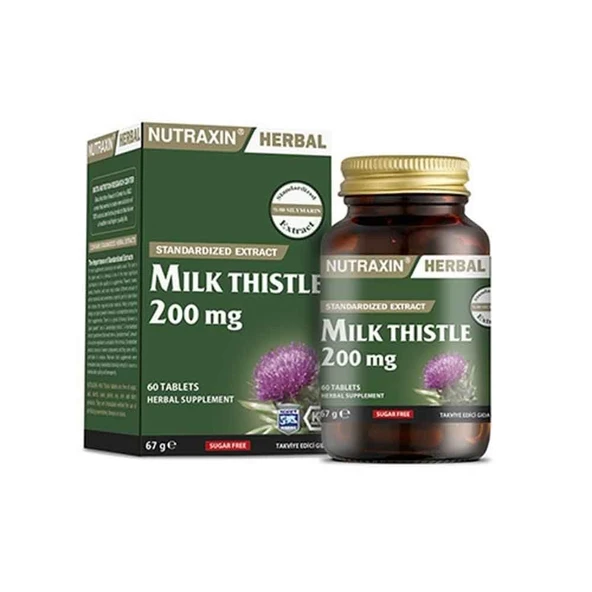 Nutraxin Milk Thistle 60 Tablet ürün görseli 1