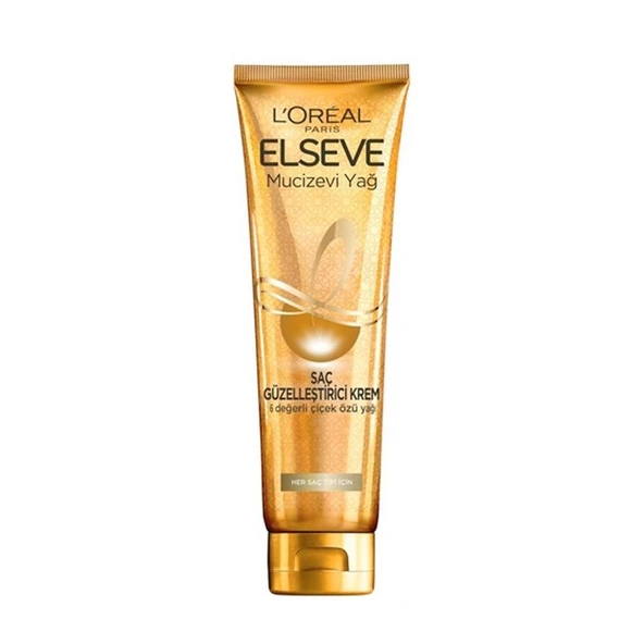 Loreal Paris Mucizevi Yağ 6 Değerli Çiçek Özü Yağı Saç Güzelleştirici Krem 150ml ürün görseli 1