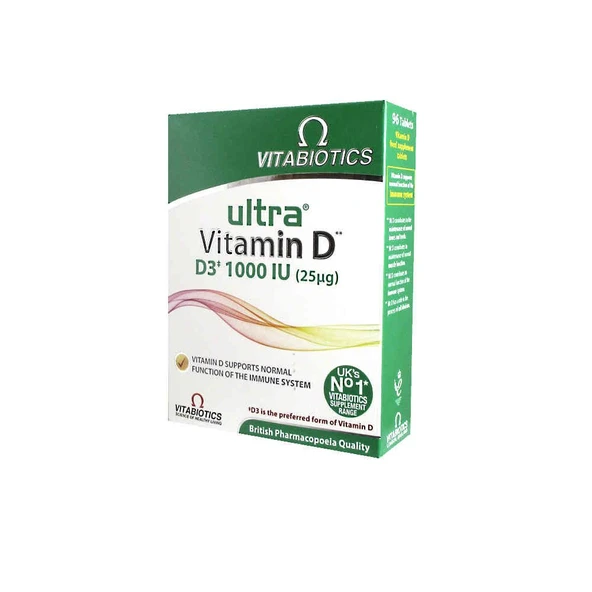 Vitabiotics Ultra Vitamin D 96 Tablet ürün görseli 1