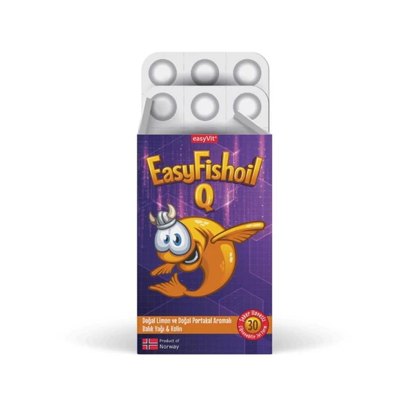 EasyFishoil Q 30 Çiğnenebilir Jel Form ürün görseli 1
