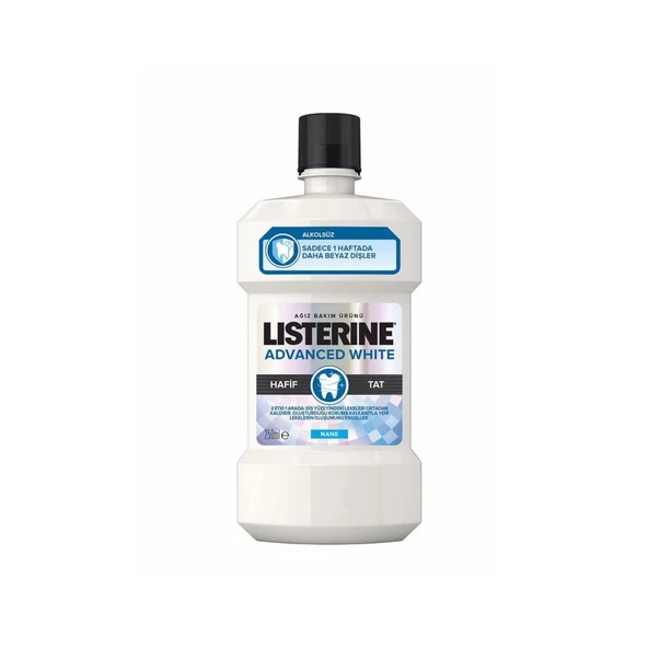 Listerine Advanced White Hafif Tat Nane 250ml ürün görseli 1