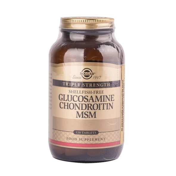 Solgar Glucosamine Chondroitin MSM 120 Tablet ürün görseli 1