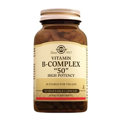 Solgar Vitamin B Complex 50 Bitkisel 50 Kapsül ürün görseli 1