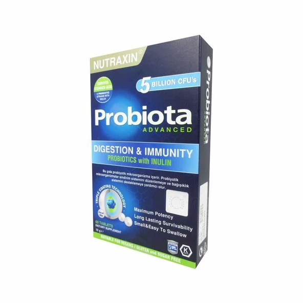 Nutraxin Probiota Advanced 60 Tablet ürün görseli 1