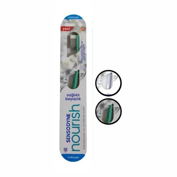 Sensodyne Nourish Sağlıklı Beyazlık Diş Fırçası Yumusak ürün görseli 1