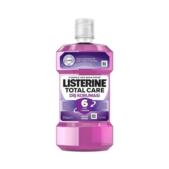 Listerine Total Care Diş Koruması 250ml Hafif Nane ürün görseli 1