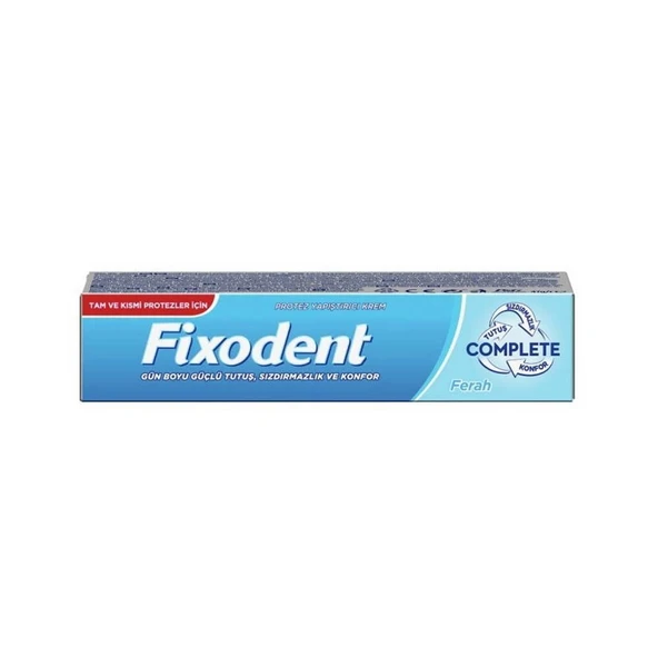 Fixodent Complete Ferah Protez Yapıştırıcı Krem 47g ürün görseli 1