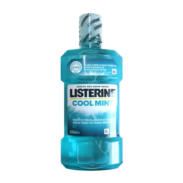 Listerine Cool Mint 500ml Ağız Bakım Suyu ürün görseli 1