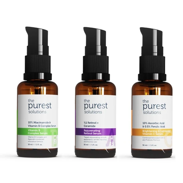 The Purest Solutions Tazelemeye Yardımcı Vitamin Bakım Seti ürün görseli 1