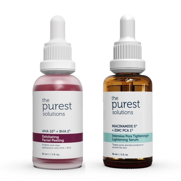 The Purest Solutions Siyah Nokta Karşıtı ve Gözenek Sıkılaştırmaya Yardımcı Bakım Seti ürün görseli 1