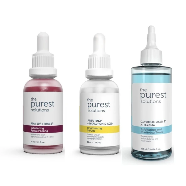 The Purest Solutions Leke Karşıtı ve Gözenek Sıkılaştırıcı Cilt Bakım Seti ürün görseli 1