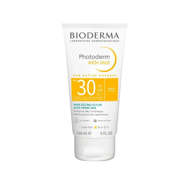 Bioderma Photoderm AKN Mat SPF30 Güneş Koruyucu Krem 150 ml PUANSIZDIR ürün görseli 1