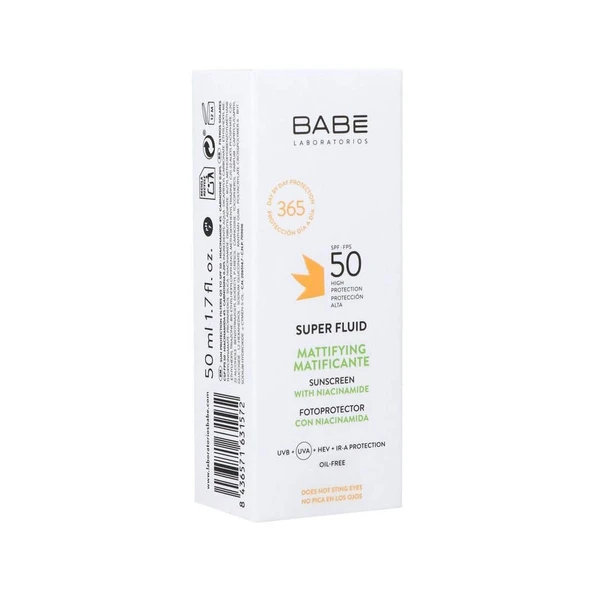 Babe Super Fluid Akışkan Matlaştırıcı Etkili Güneş Koruyucu SPF50 50ml ürün görseli 1